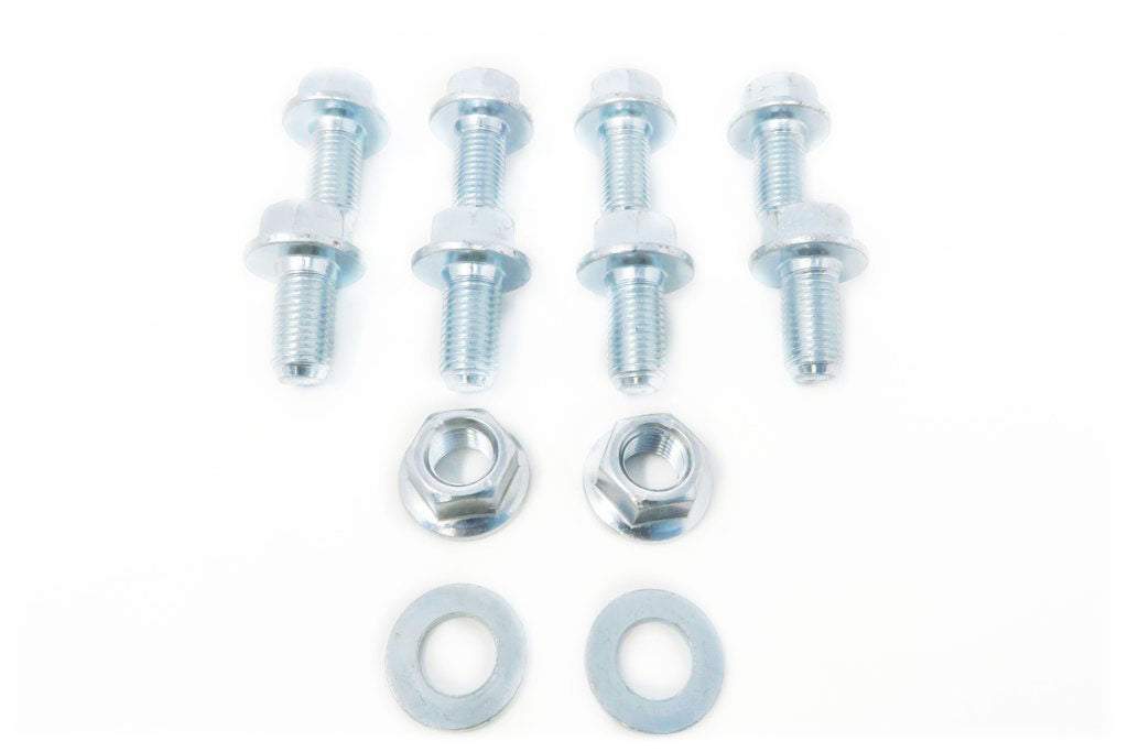 Bolt kit set of 8 hex flanged head cap screws, 2 nuts and 2 washers for the JZ to 350Z/G35 engine mount application