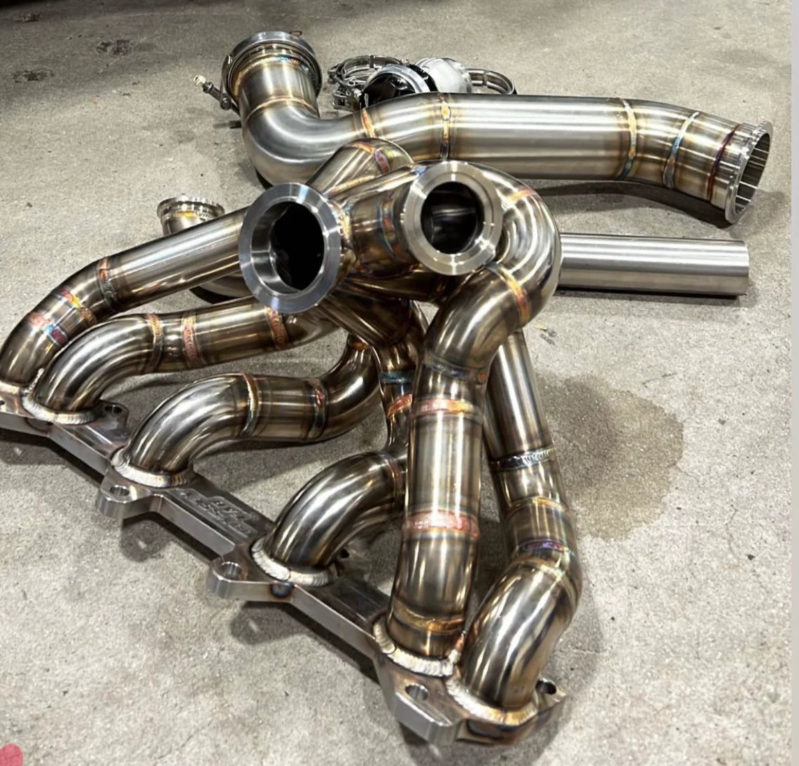 Odyssey Fab VVT-i 1JZGTE Top Mount Turbo Manifold JZX100