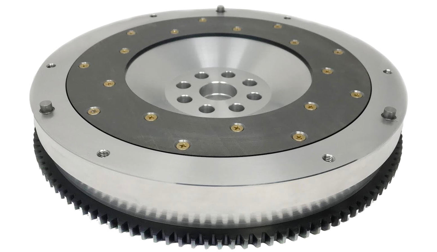 Aluminum and steel flywheel for the Honda K-Series to Mazda RX-8 and BMW transmission applications