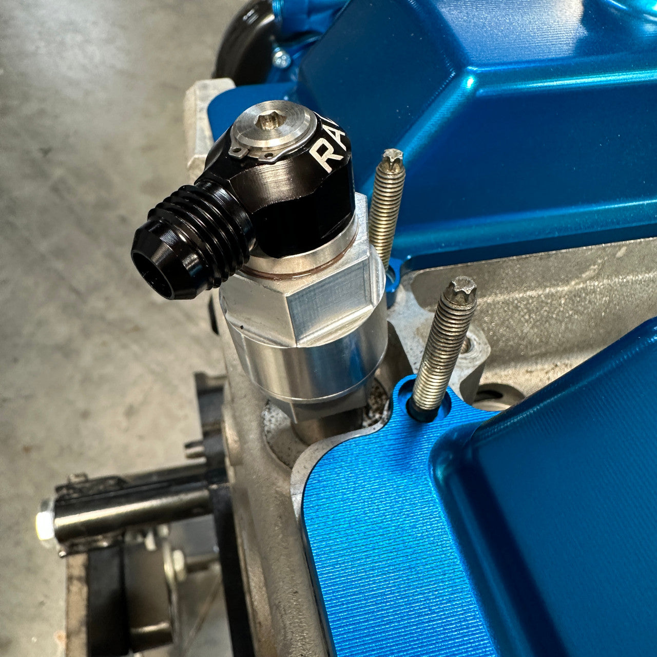 RAD Industries AN Adapter for JZ Rear Coolant Exit
