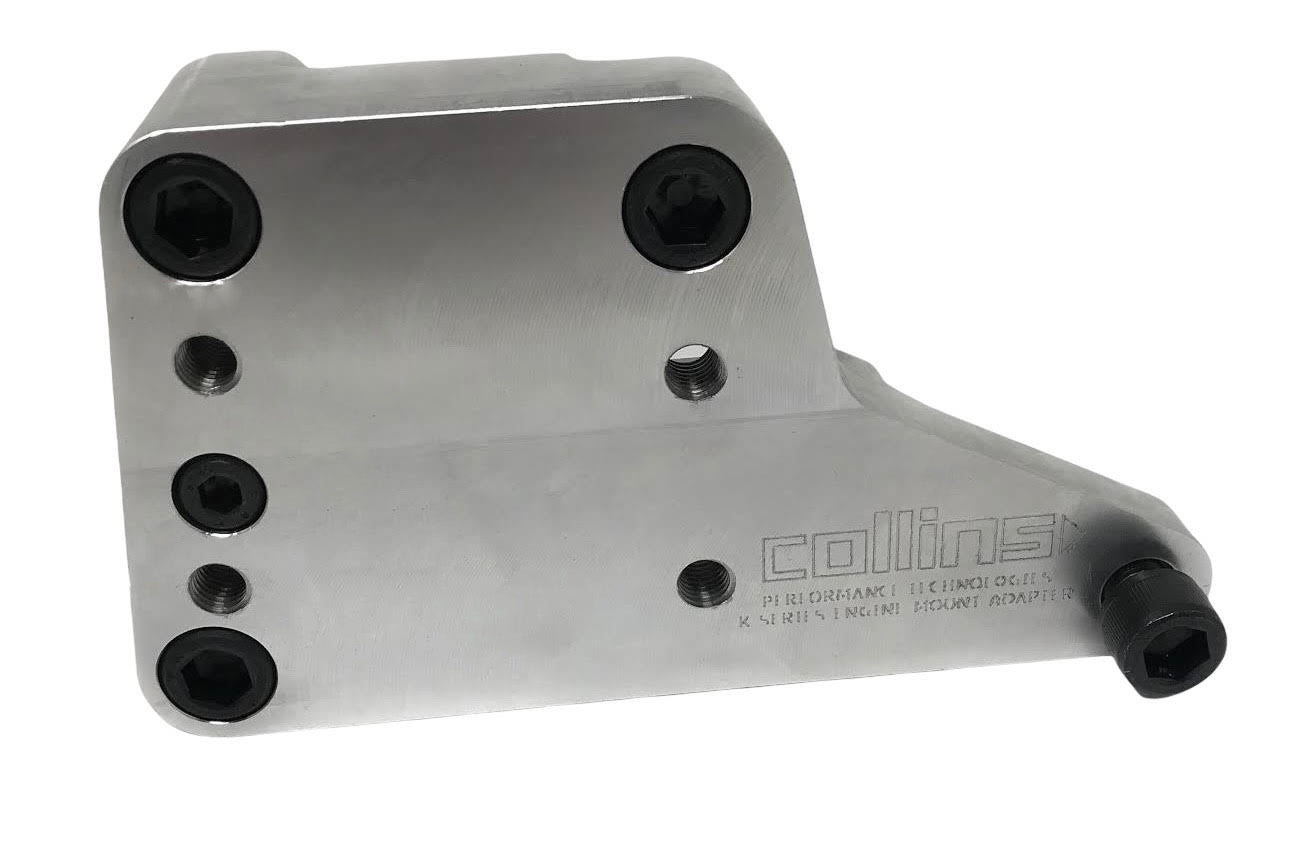 Aluminum engine mount adapter for the Honda K-Series to RX-8 engine mount K24 A2, K24 Z3 or K24 A4 applications