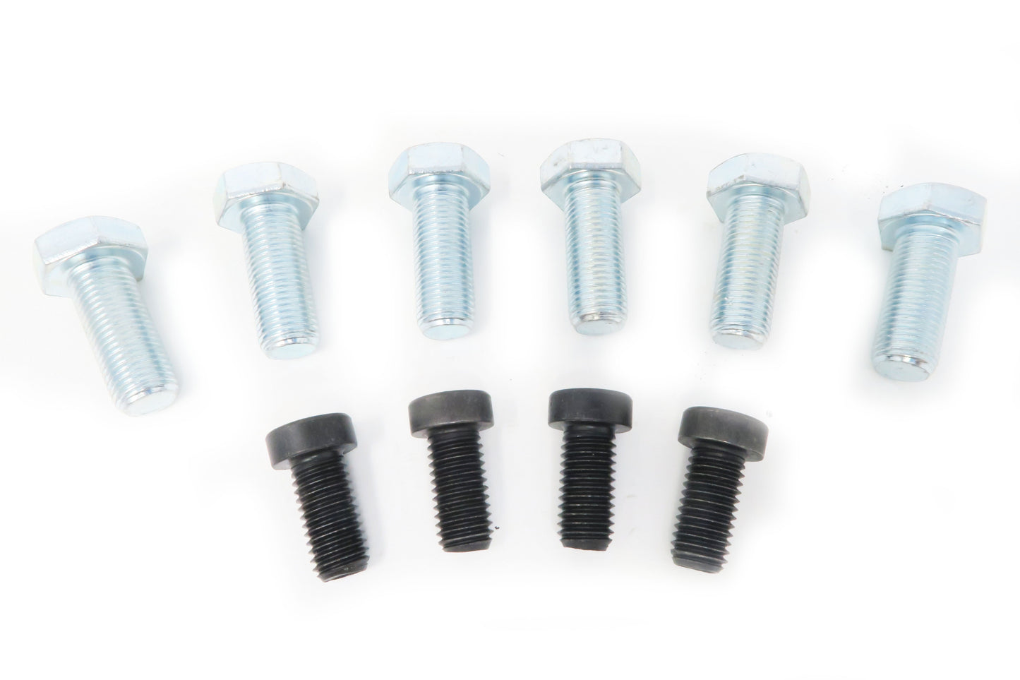 Set of 6 hex head cap screws and 4 flat socket head cap screws for the VH45 engine side adapter application