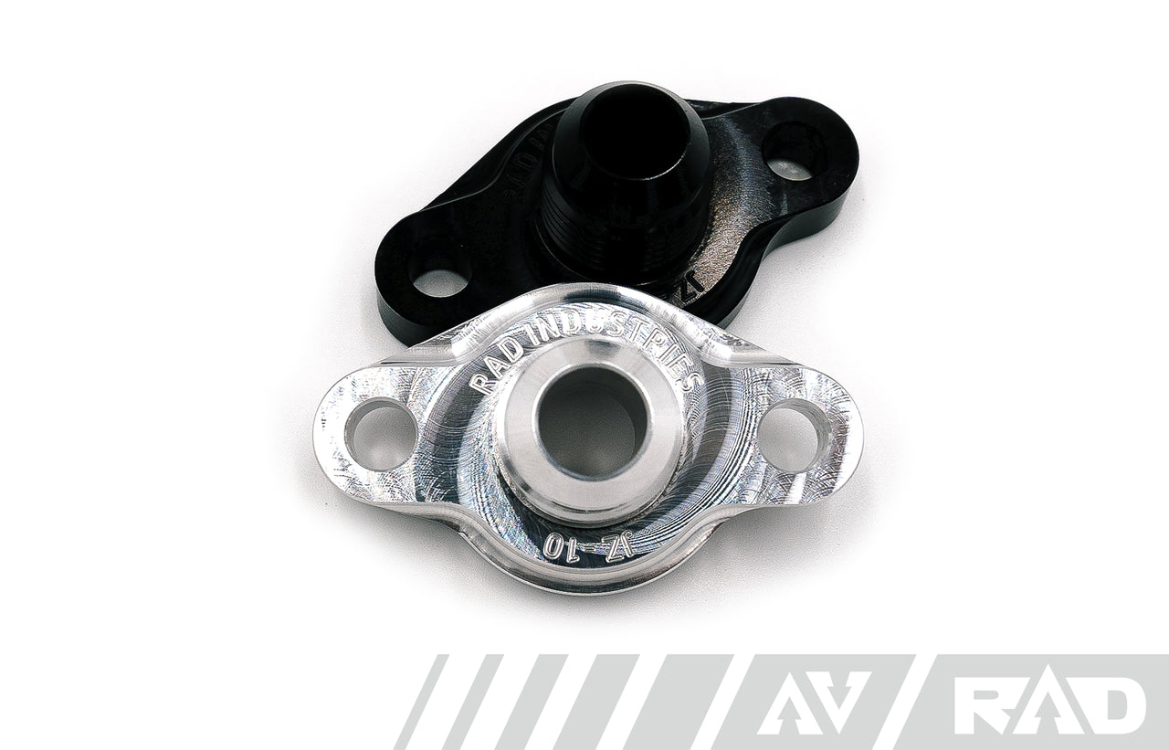 RAD Industries Turbo Oil Drain Flange w/-10 Male Fitting