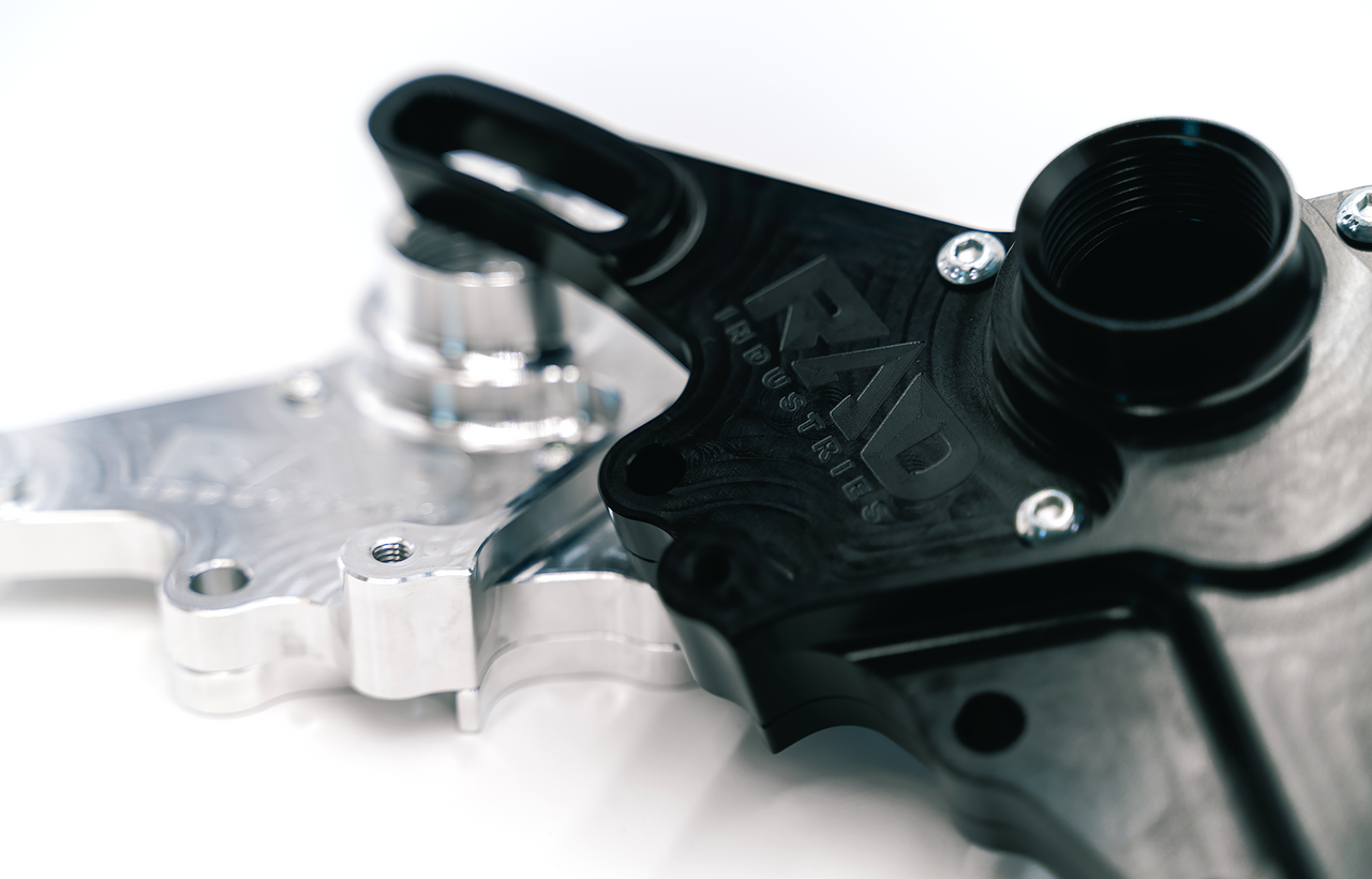 RAD Industries 2JZ Billet Water Inlet Alternator Bracket