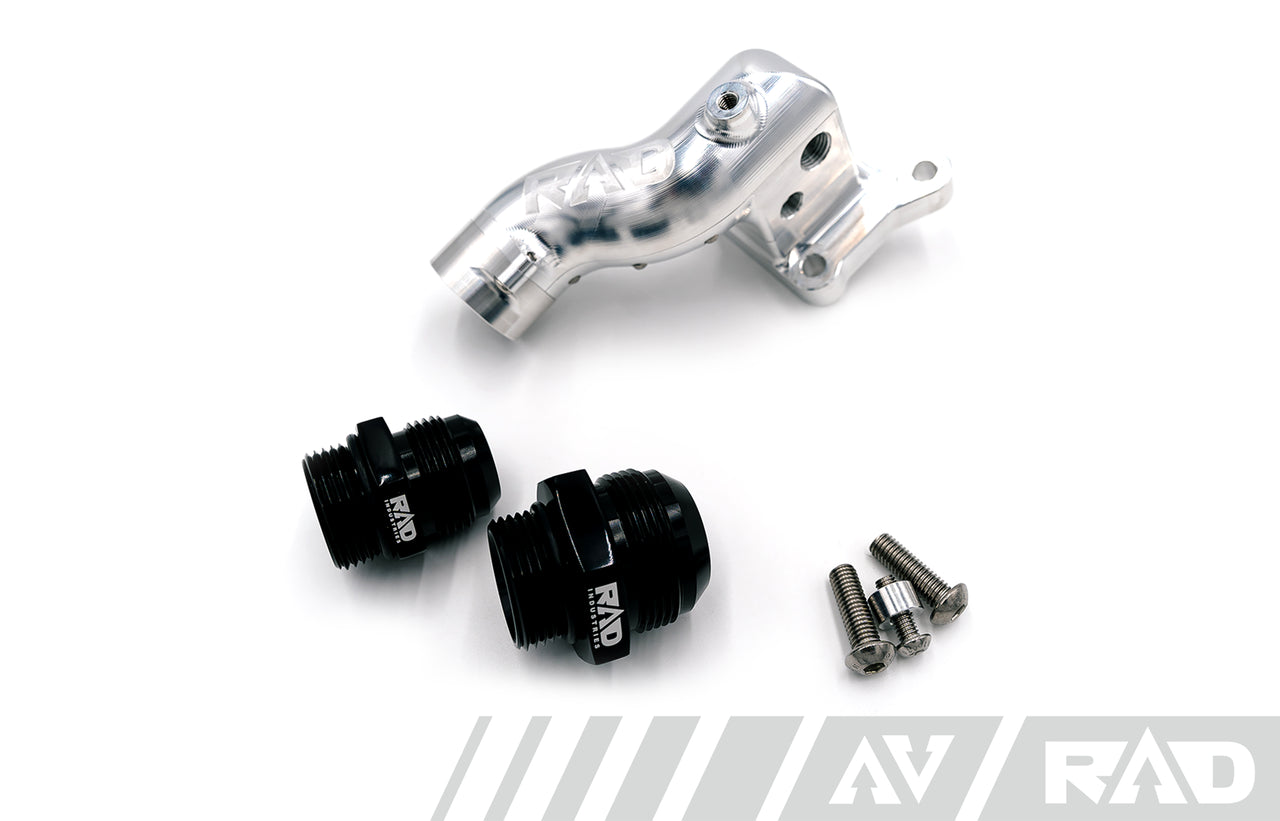 RAD Industries 2JZ-GE Billet Upper Water Neck