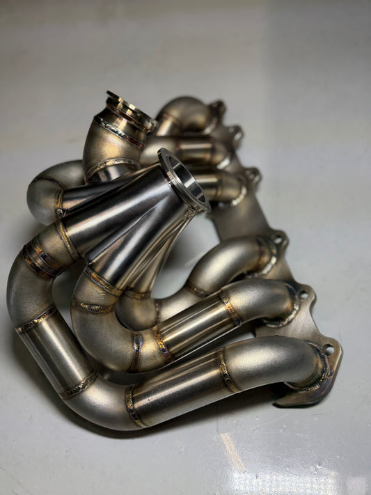 MMS Fab 2JZ-GTE Turbo manifold