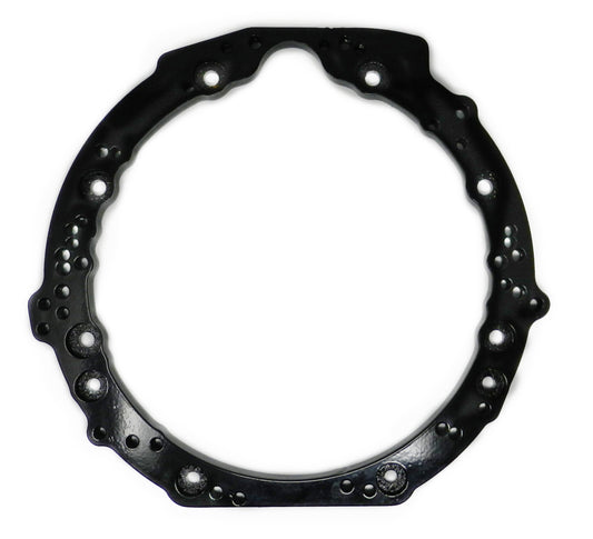 5/8'' a36 steel adapter ring about 14'' wide for 1uz engine to KA24DE transmission applications