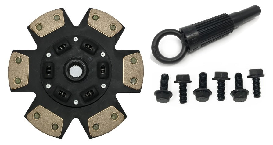 6 puck sprung hub cerametallic clutch disc for stage 3 1uz applications