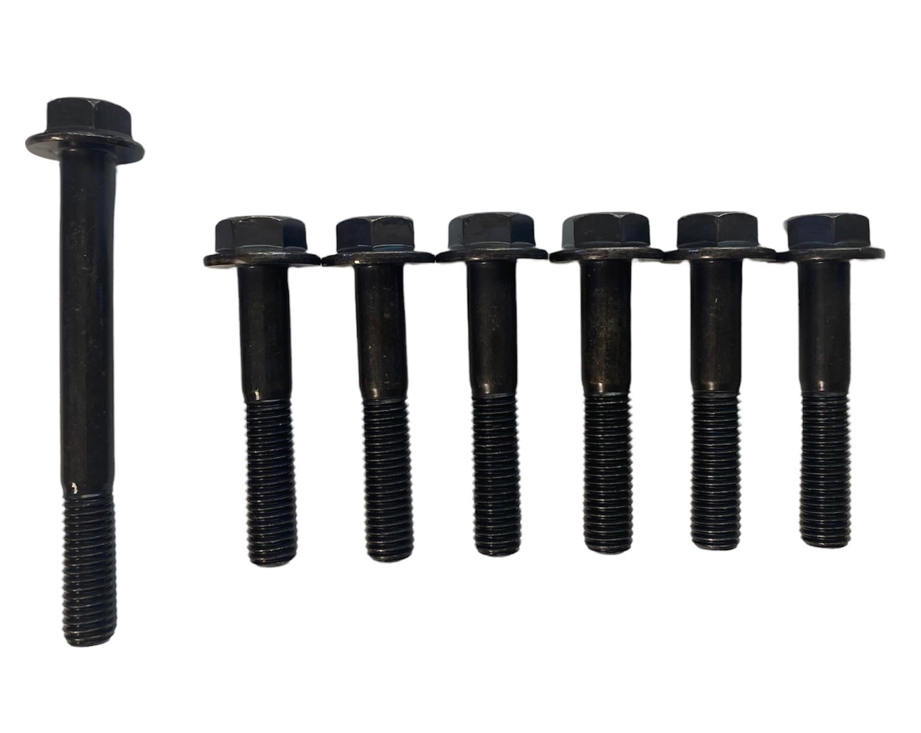 Set of 7 hex flanged head cap screws for 300zx transmission