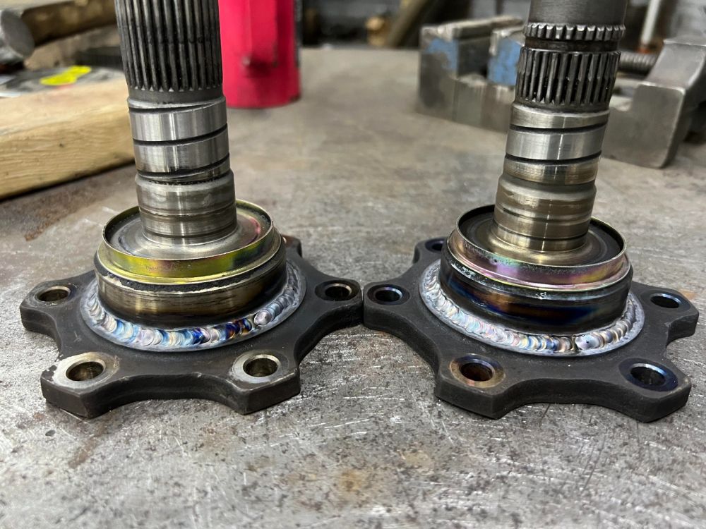 shortening the stock 350Z stub shafts