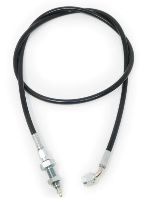 Four foot long teflon coated 70 degree clutch line with fitting for tilton slave cylinder