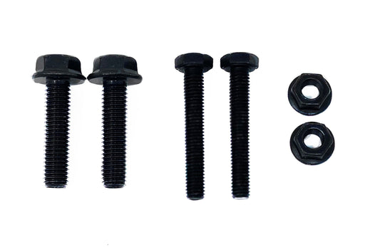 Bolt Kit Set of 2 hex flanged head cap screws, 2 hex head cap screws and 2 nuts for crossmember application