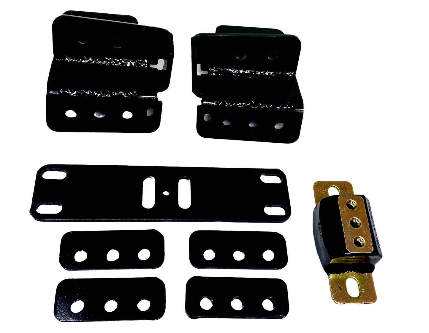 Steel welded bracket system for FRS BRZ FT86 to 350z transmission