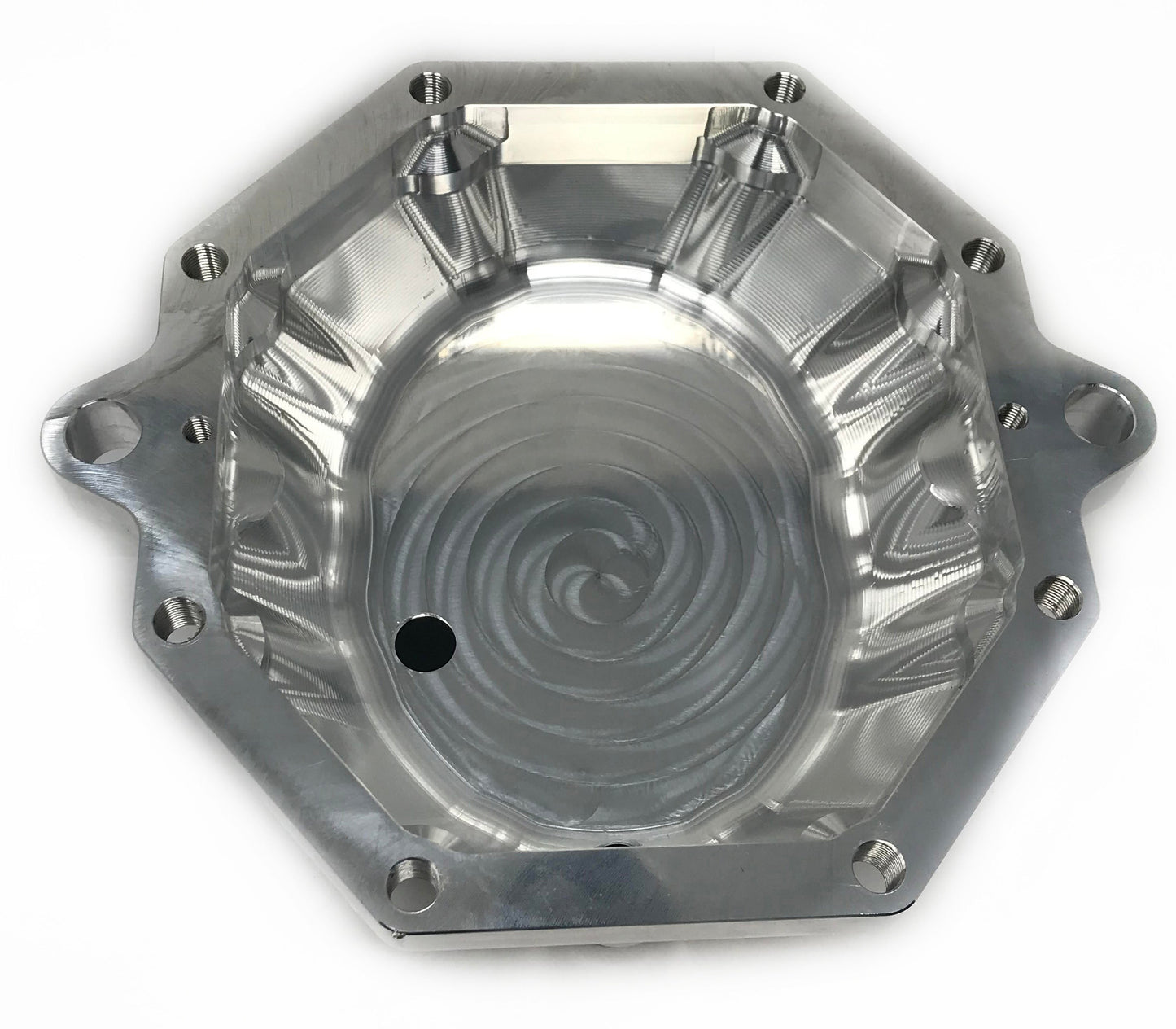6061-t6 aircraft quality billet aluminum differential cover adapter for s-chassis to 350z or g35 applications with hardware