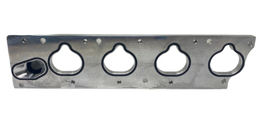 Aircraft quality 6061 aluminum intake manifold for the Honda K24 A2 head to Honda S2000 F20 F22 