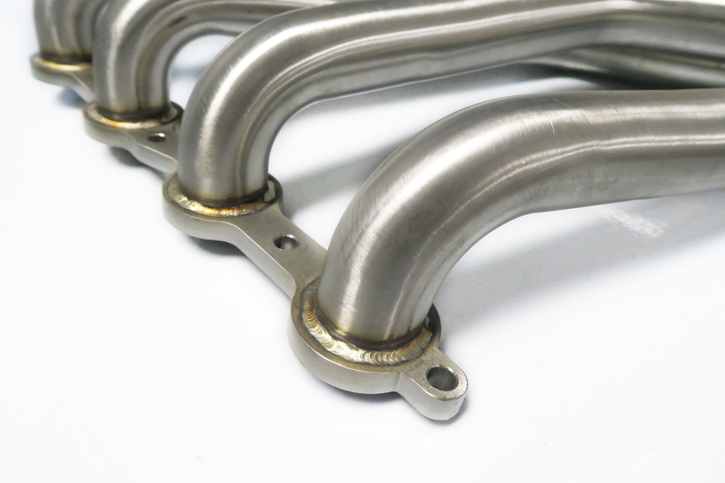 stainless steel tube headers with 1 and 3/4 inch exhaust runners for lsx to s-chassis application