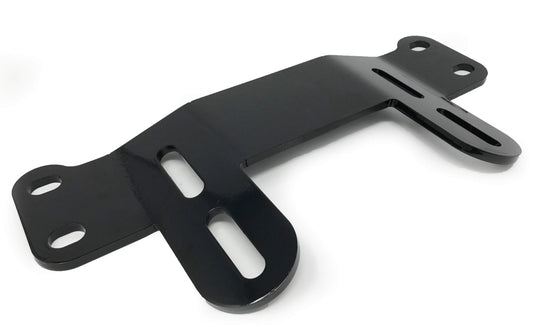 Steel black powder coated crossmember for IS300 and GS300 to BMW ZF applications