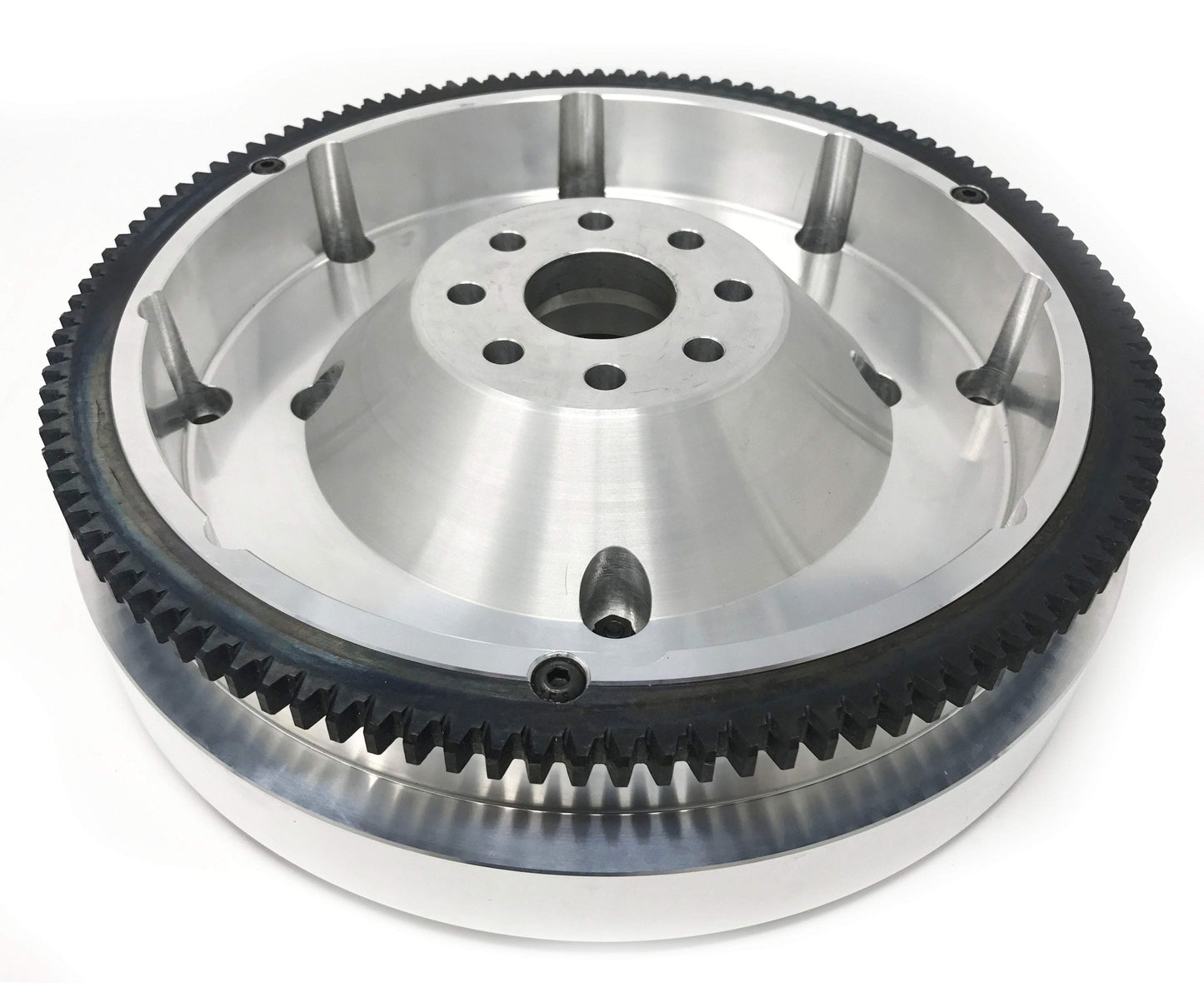 Billet aluminum and steel flywheel for JZ engine to 350z transmission