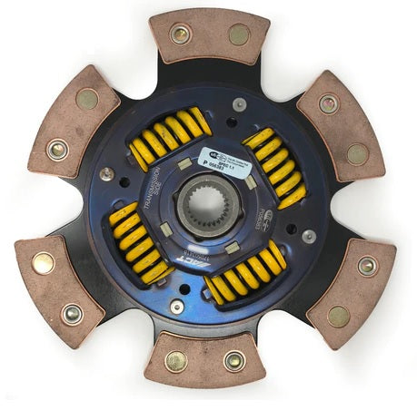 6 puck sprung hub clutch disc about 9.8 inches in diameter for JZ engine to 350Z applications