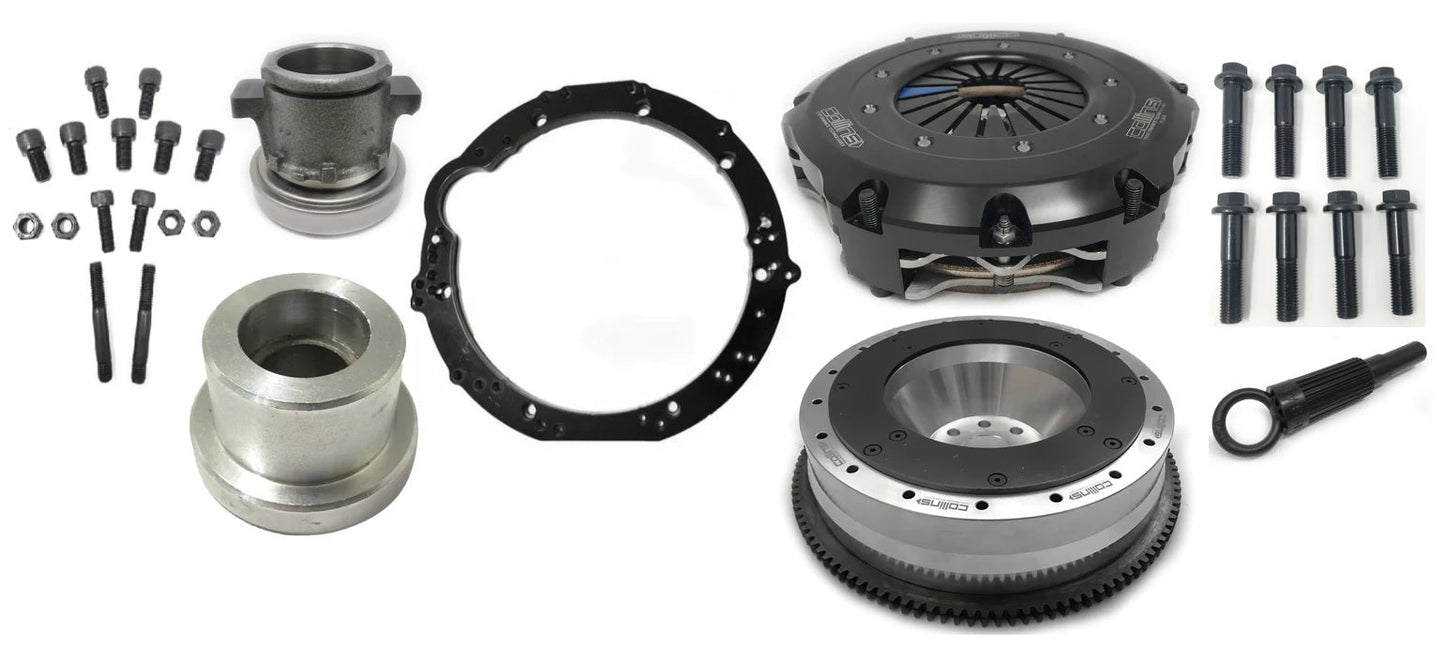 2JZ/1JZ Engine to CD009 (350Z/370Z 6-Speed) Manual Transmission Stage 6 Twin Disc (1100FTLBS) Swap Kit