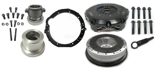 2JZ/1JZ Engine to CD009 (350Z/370Z 6-Speed) Manual Transmission Stage 6 Twin Disc (1100FTLBS) Swap Kit