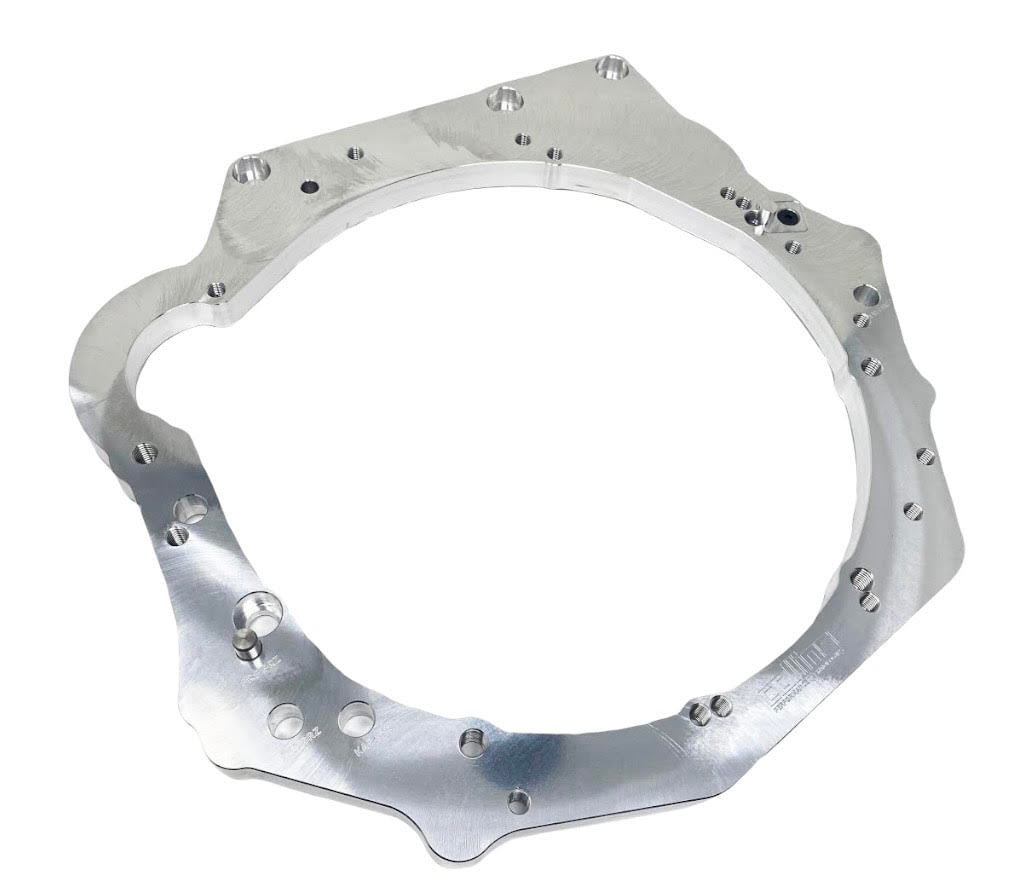 t6061 aircraft quality aluminum adapter plate about 16 inches wide and 2 inches thick for honda k24/k20 engine to FRS, BRZ, and GT86 applications