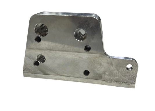 Aluminum engine mount adapter for the Honda K-Series to Mazda RX-8 K20 A2 engine mounts