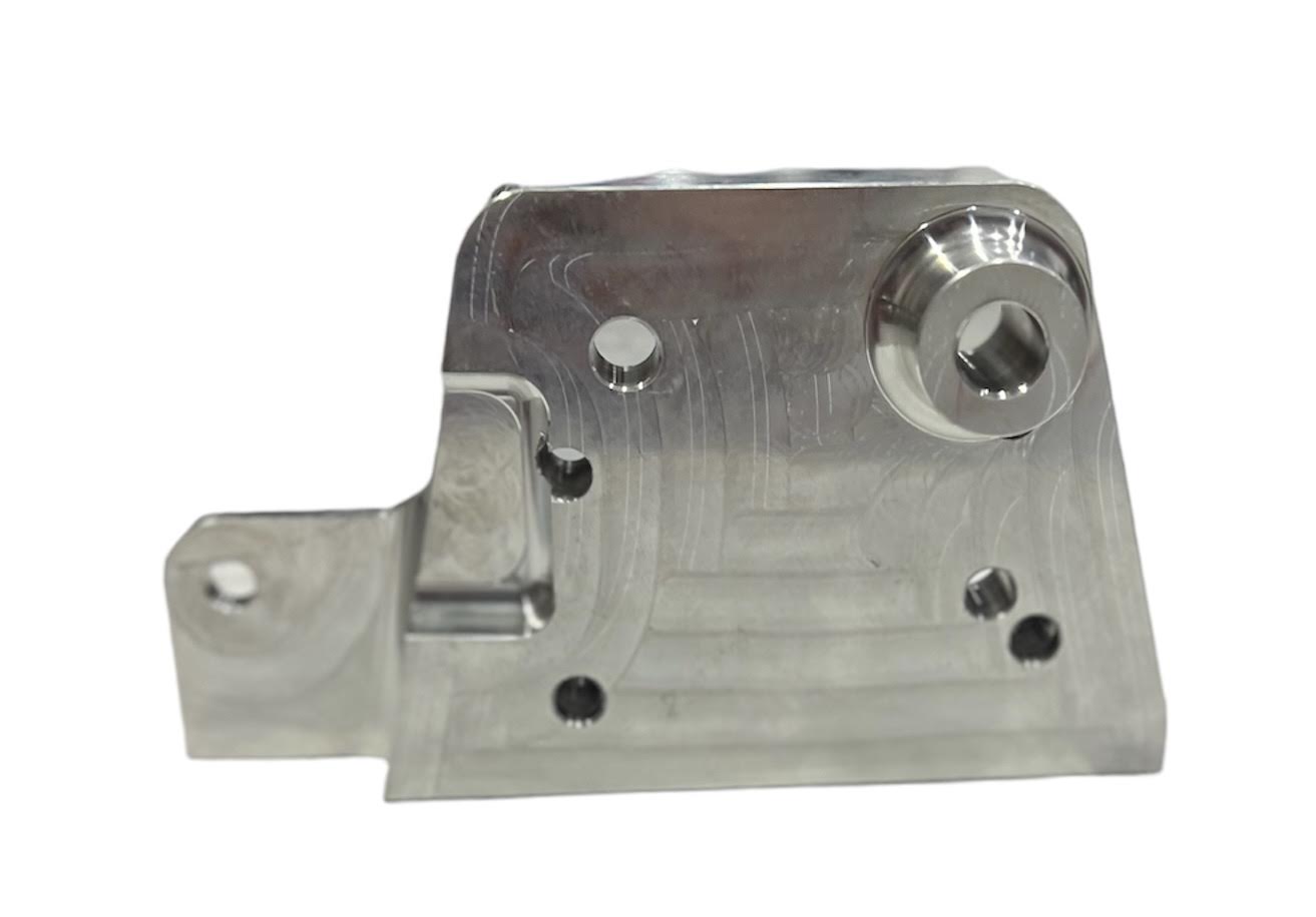 Aluminum engine mount adapter for the Honda K-Series to Mazda RX-8 K20 A2 engine mounts