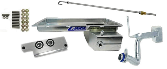 6.5 quart steel oil pan wet sump style for lsx to 350z or g35 applications