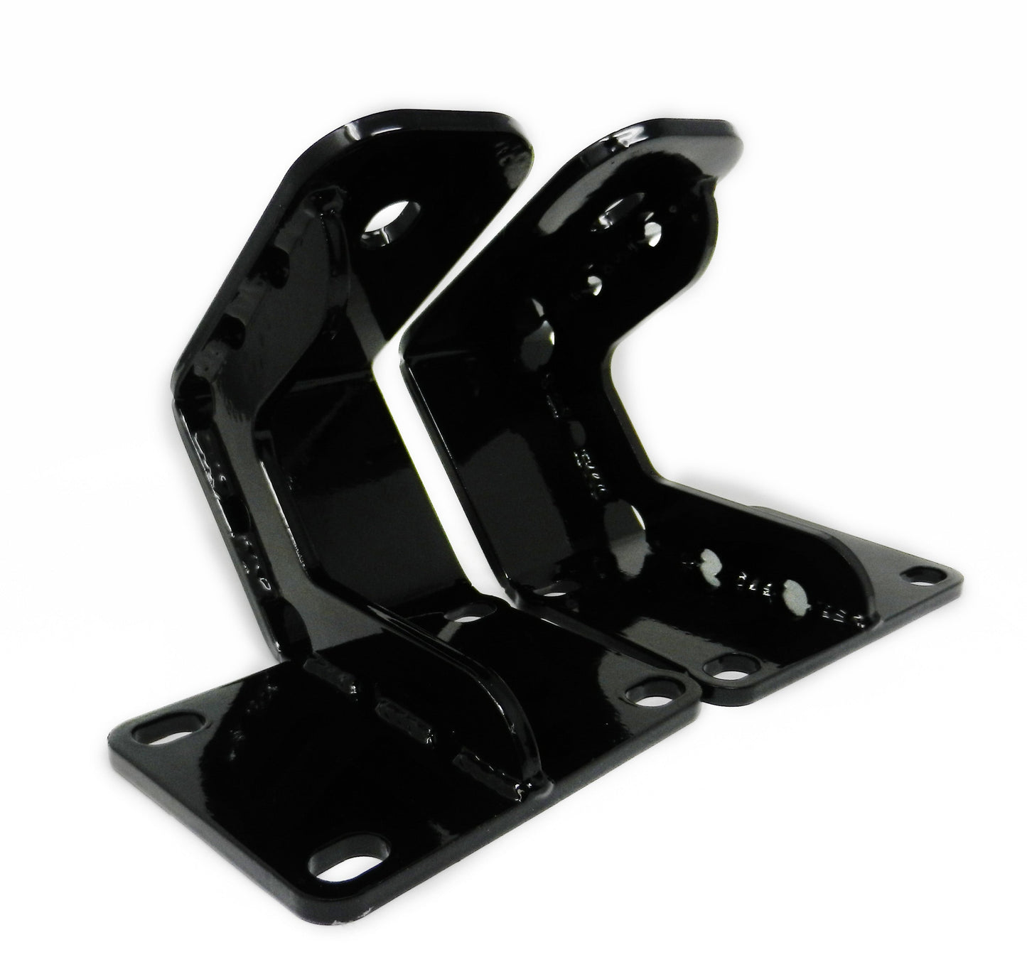 Steel powder coated engine mounts for ls to sc400 chassis application