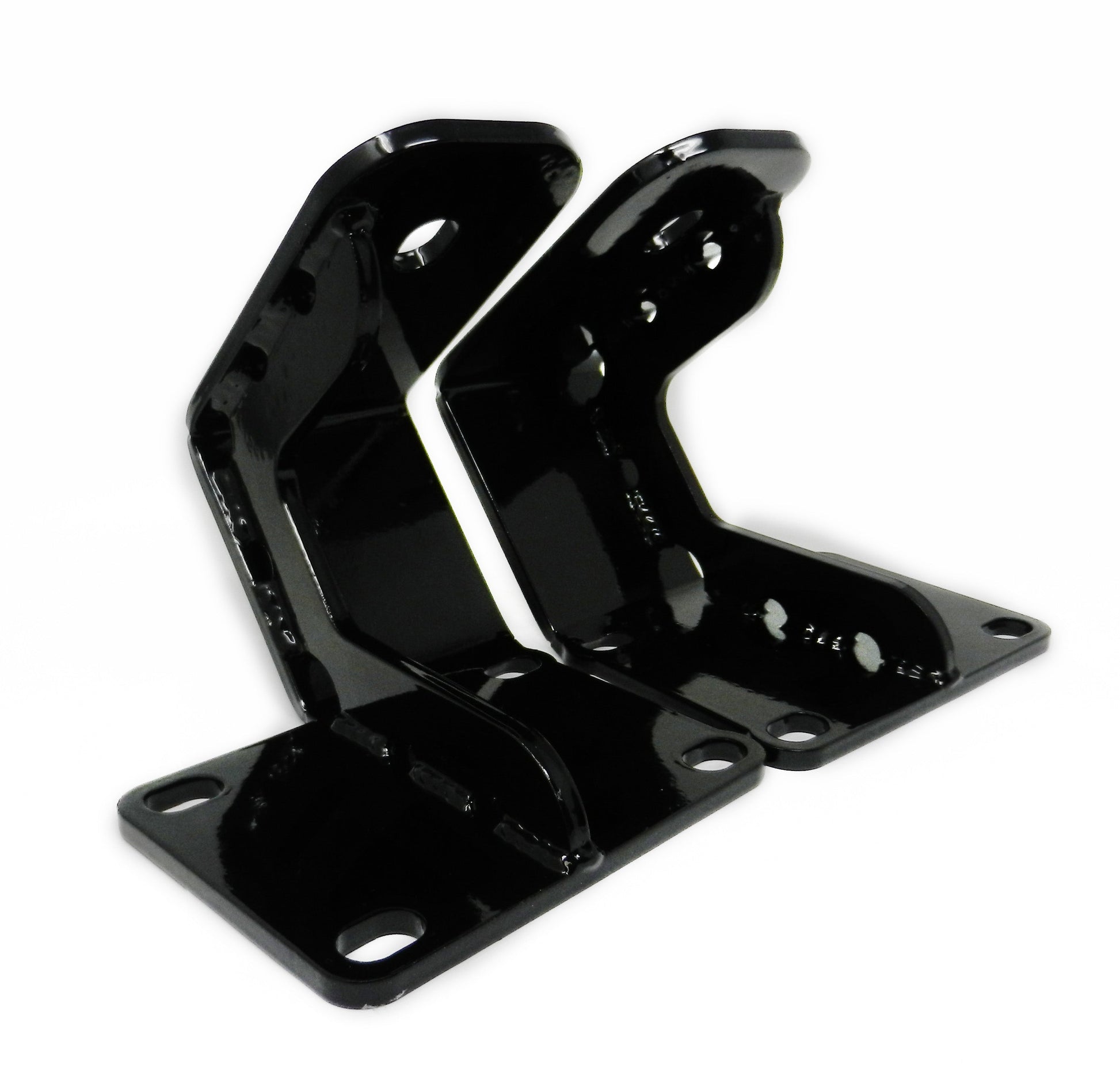 Steel powder coated engine mounts for ls to sc400 chassis application