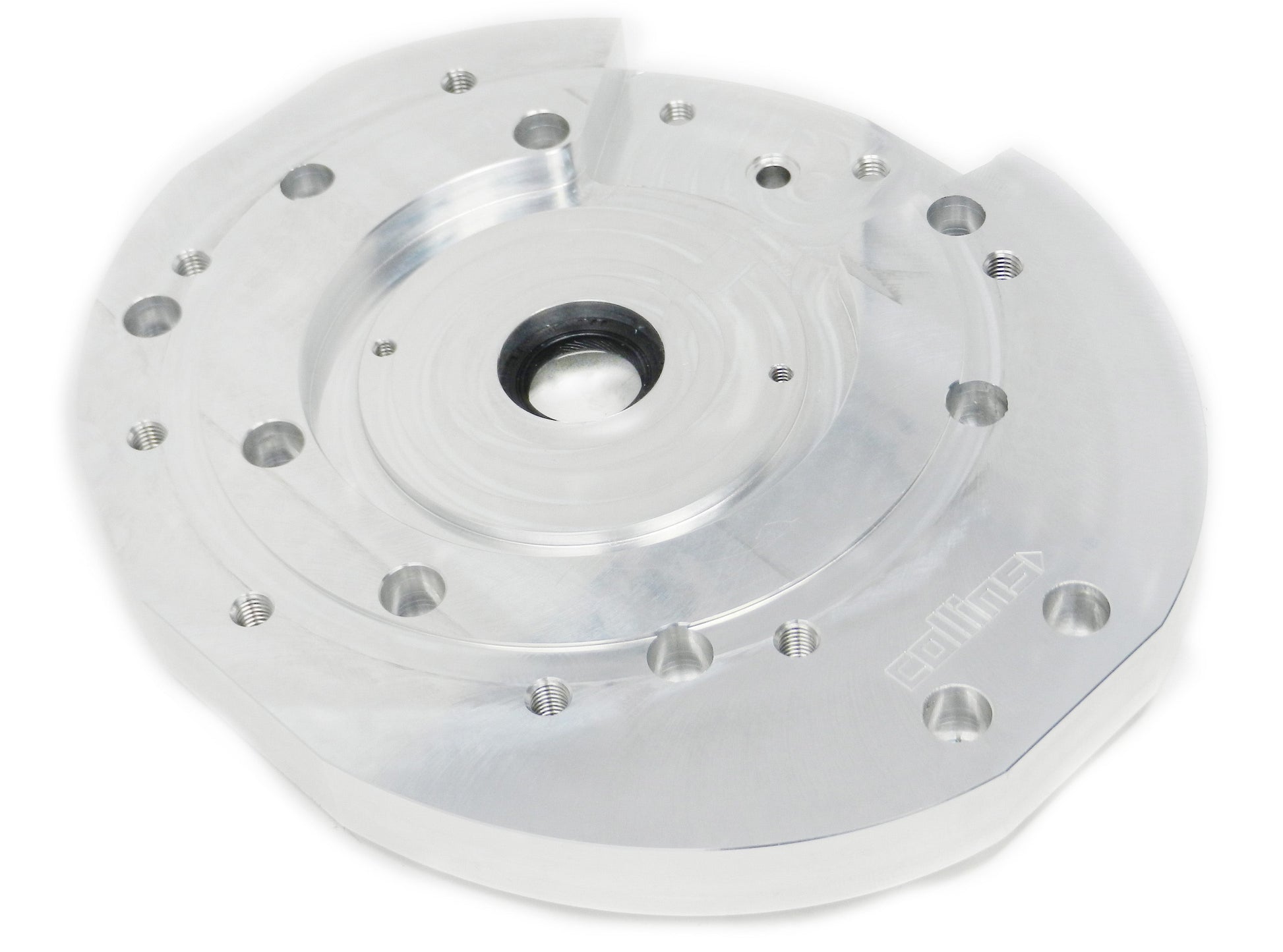 t6061 aircraft quality aluminum adapter plate about 10 inches wide for mazda rx 7 rotary applications with input shaft seal