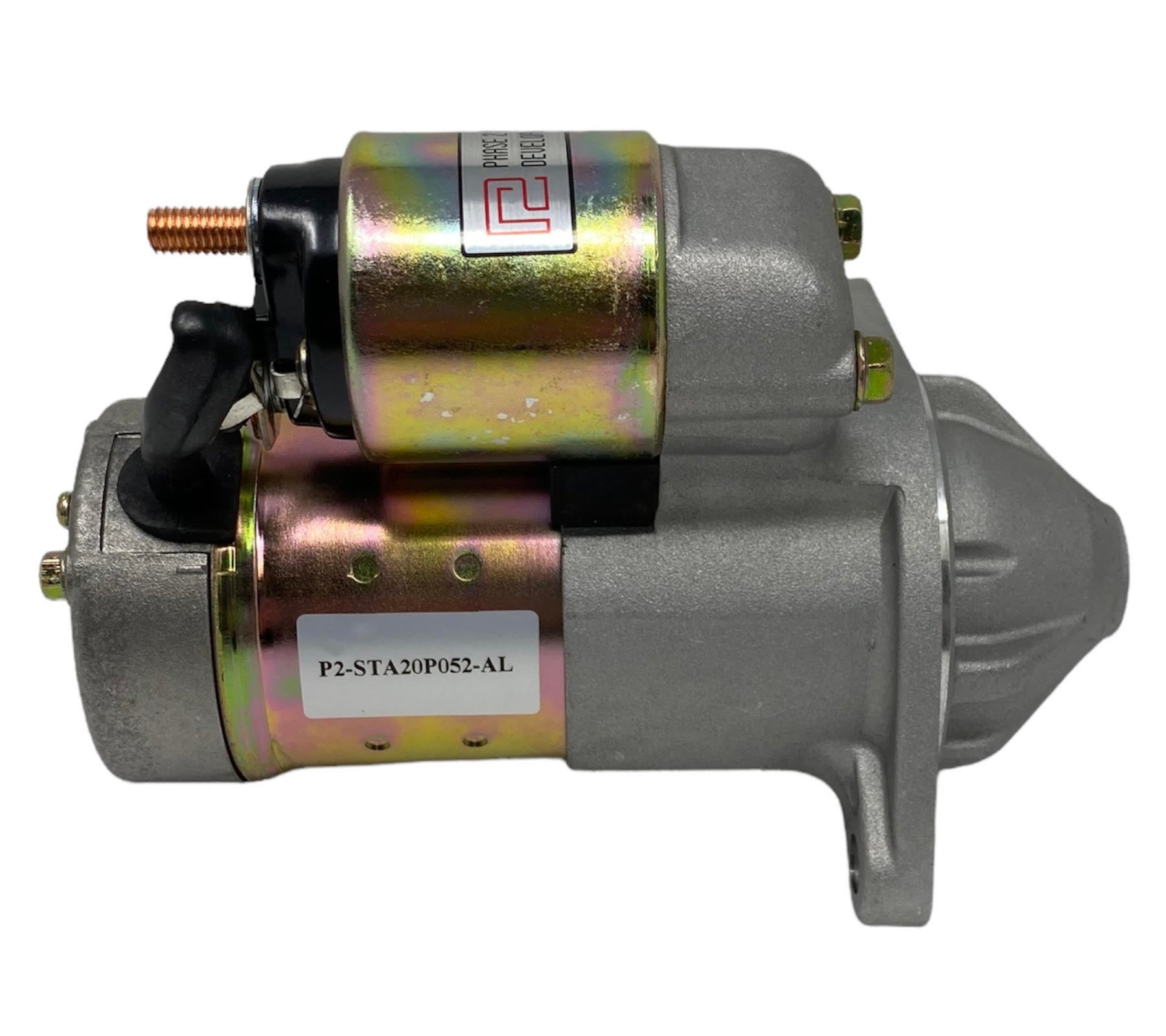 This short nose starter works with all Collins RB Engine adaptation kits requiring our clutch and flywheel