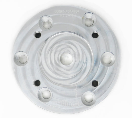 Aluminum round driveshaft adapter for toyota/lexus approximately 5 inches wide by 1 inch high