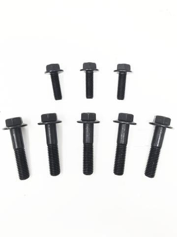 Set of 8 hex flanged cap screws for the 350z transmission