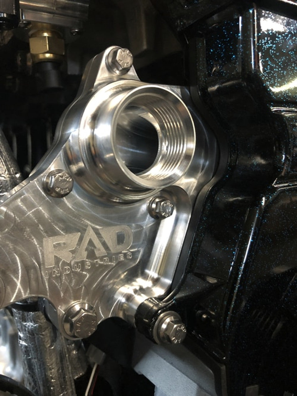 RAD Industries 2JZ Billet Water Inlet Alternator Bracket