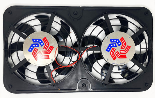 Flex-A-Lite Low-Profile S-Blade Electric Fan