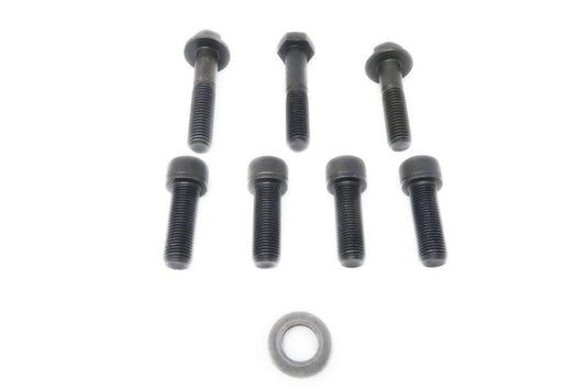 Bolt Kit Set of 4 socket head cap screws, 2 hex flanged head cap screws, 1 hex head cap screw and 1 washer for the k24e engine side adapter application